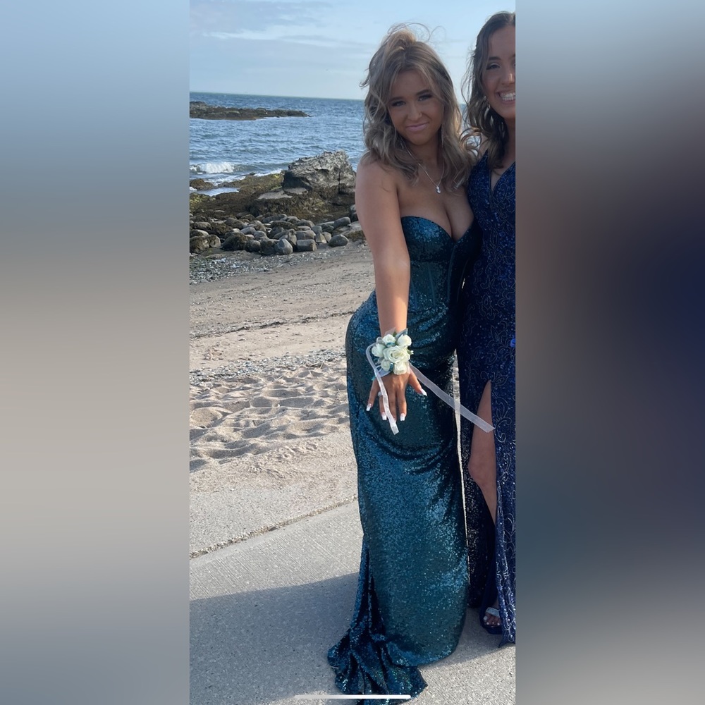 Sherri Hill Prom Dress TEAL